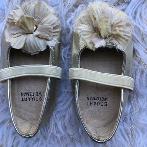 Stuart Weitzman baby shoe.